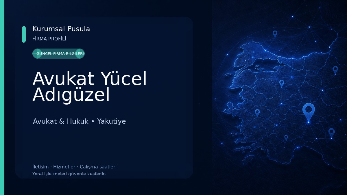 Avukat Yücel Adıgüzel Avukat & Hukuk