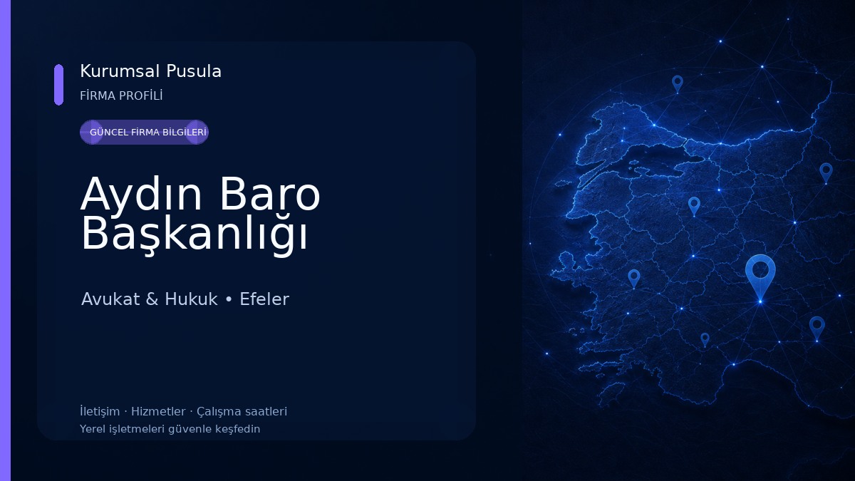 Aydın Baro Başkanlığı