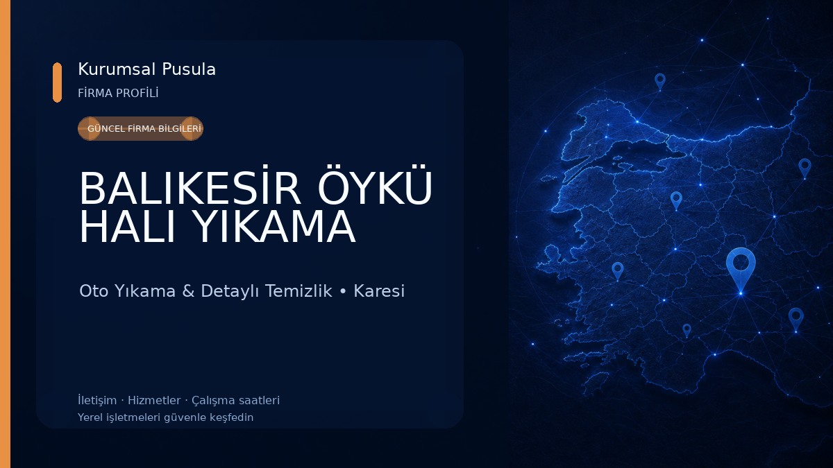 BALIKESİR ÖYKÜ HALI YIKAMA Oto Yıkama & Detaylı Temizlik