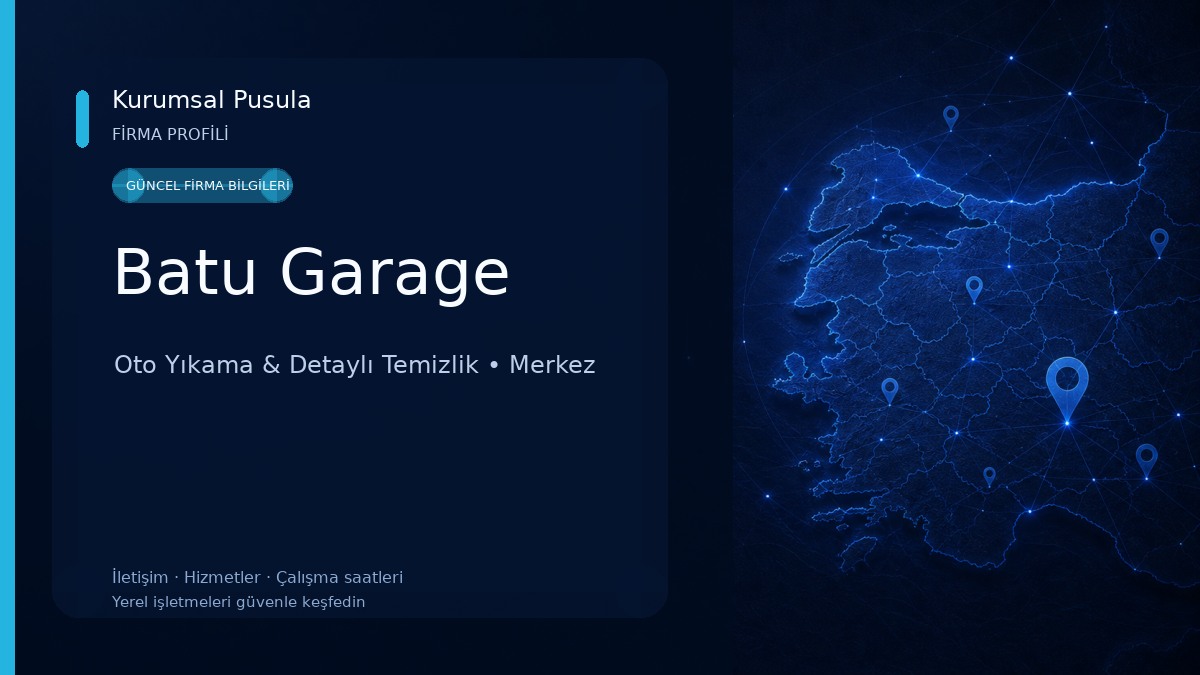Batu Garage Oto Yıkama & Detaylı Temizlik