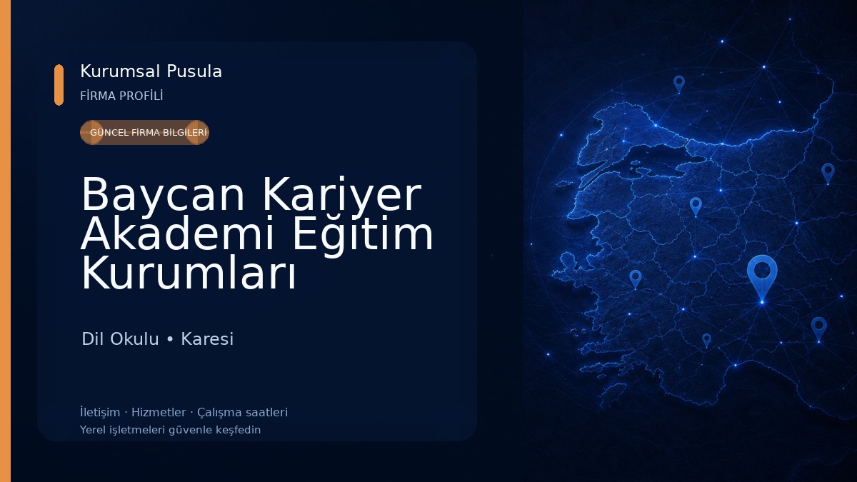Baycan Kariyer Akademi Eğitim Kurumları Dil Okulu
