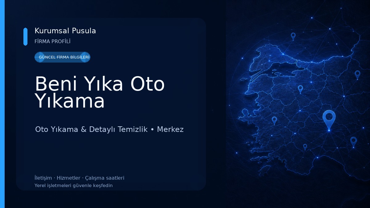 Beni Yıka Oto Yıkama Oto Yıkama & Detaylı Temizlik