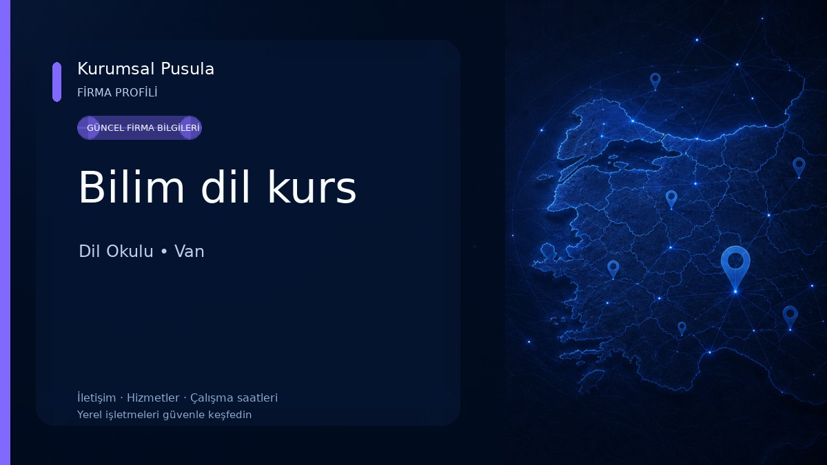 Bilim dil kurs 