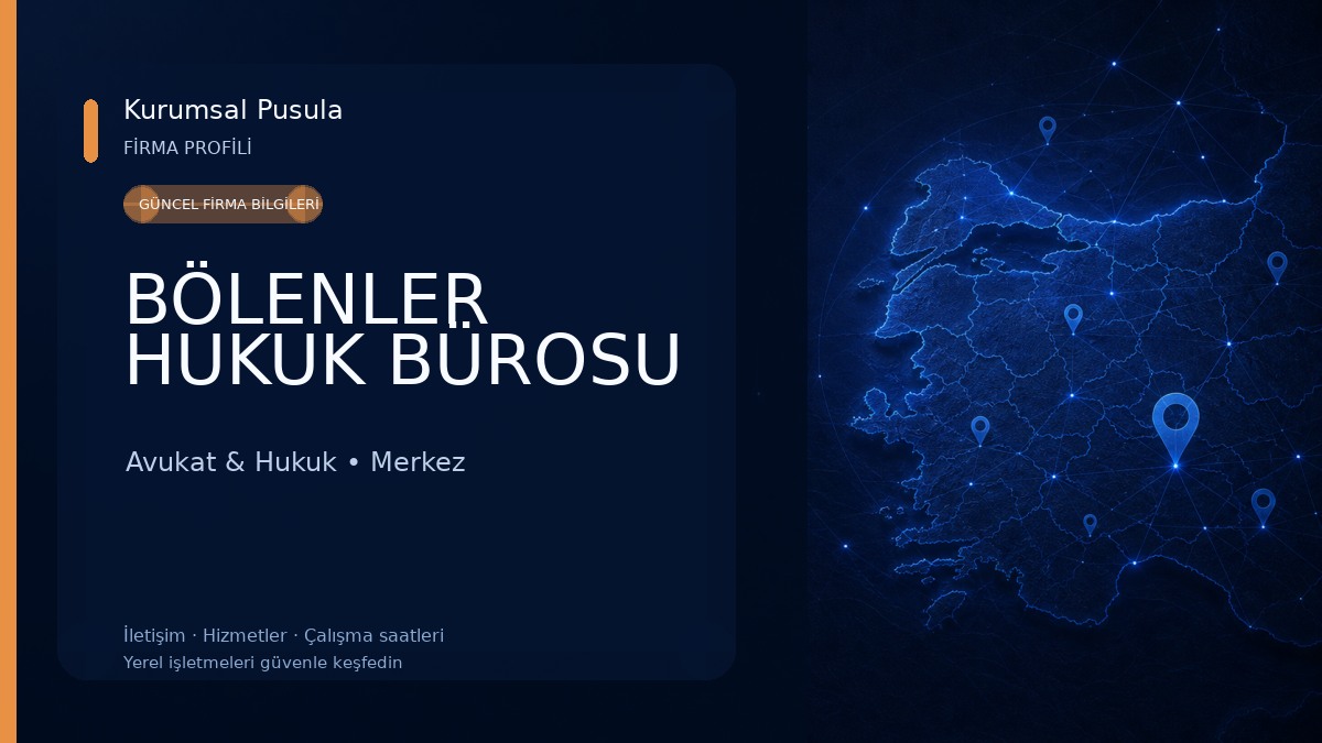 BÖLENLER HUKUK BÜROSU Avukat & Hukuk