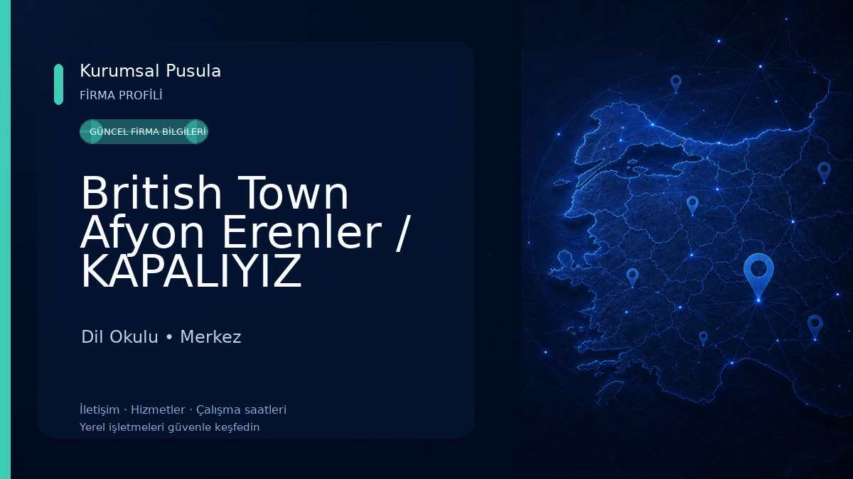 British Town Afyon Erenler / KAPALIYIZ 