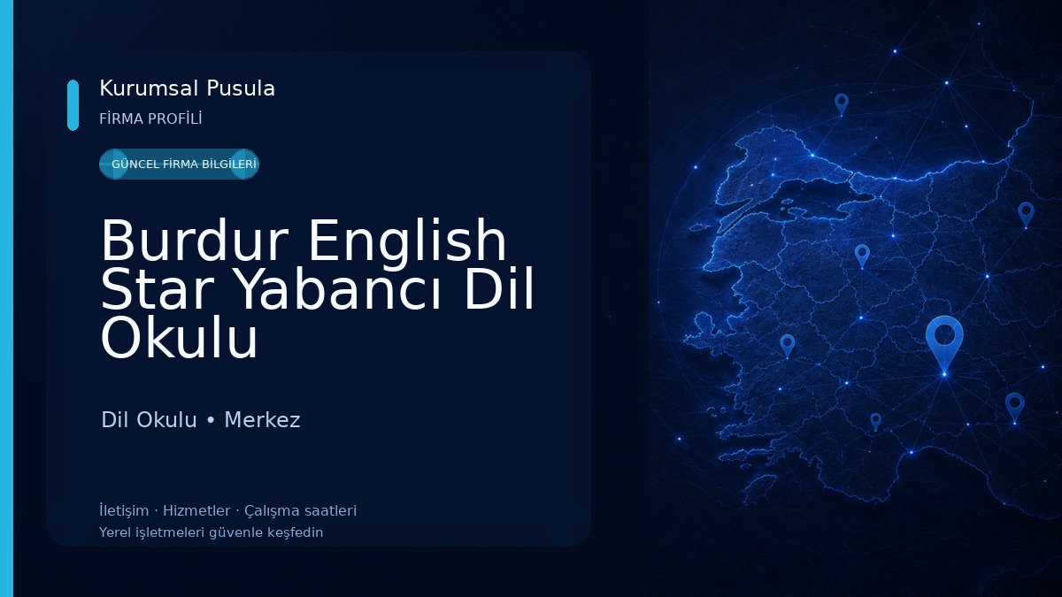 Burdur English Star Yabancı Dil Okulu Dil Okulu