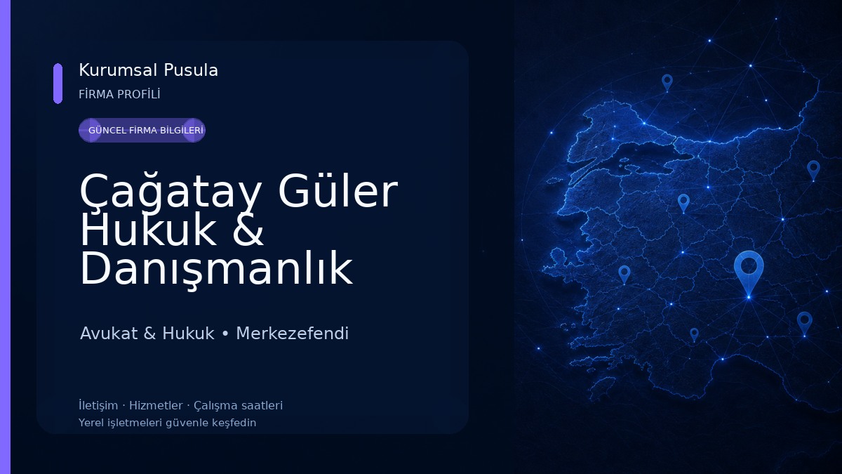 Çağatay Güler Hukuk & Danışmanlık Bürosu | Denizli Avukat Avukat & Hukuk