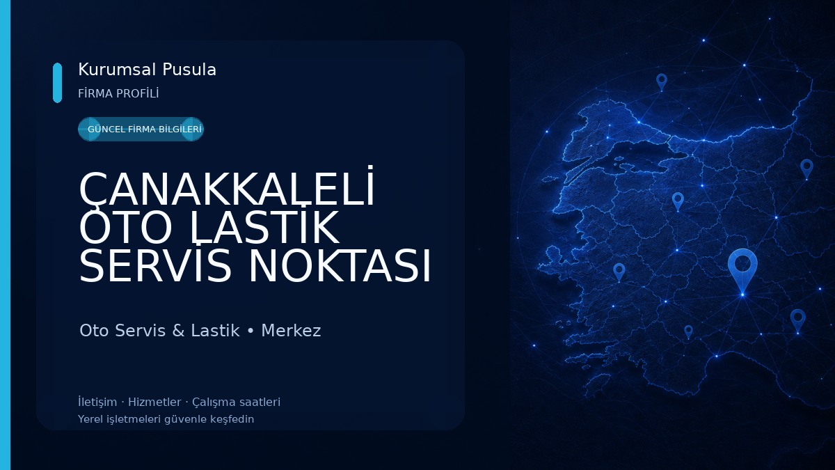 ÇANAKKALELİ OTO LASTİK SERVİS NOKTASI Oto Servis & Lastik