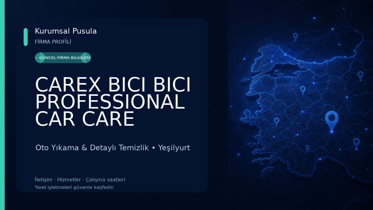 CAREX BICI BICI PROFESSIONAL CAR CARE SERVICES Oto Yıkama & Detaylı Temizlik