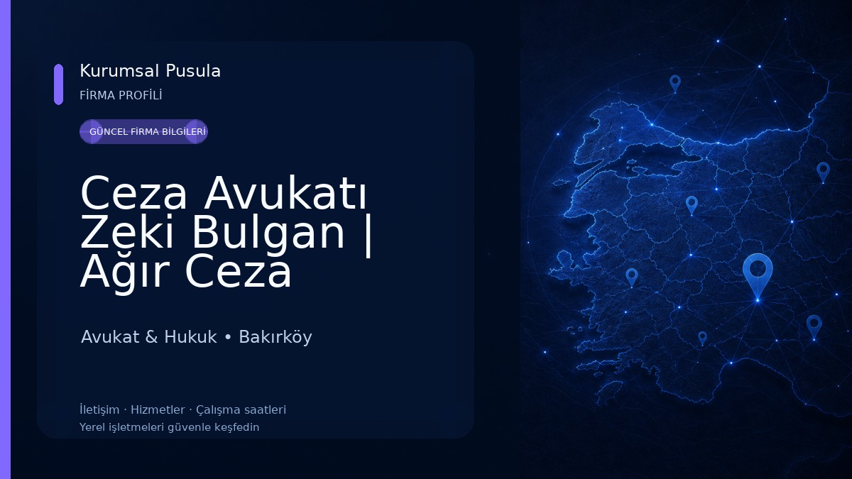 Ceza Avukatı Zeki Bulgan | Ağır Ceza Avukatı | Ceza Avukatı | İstanbul Ceza Avukatı | İstanbul Ağır Ceza Avukatı Avukat & Hukuk