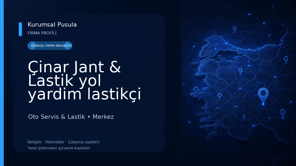 Çinar Jant & Lastik yol yardim lastikçi Oto Servis & Lastik