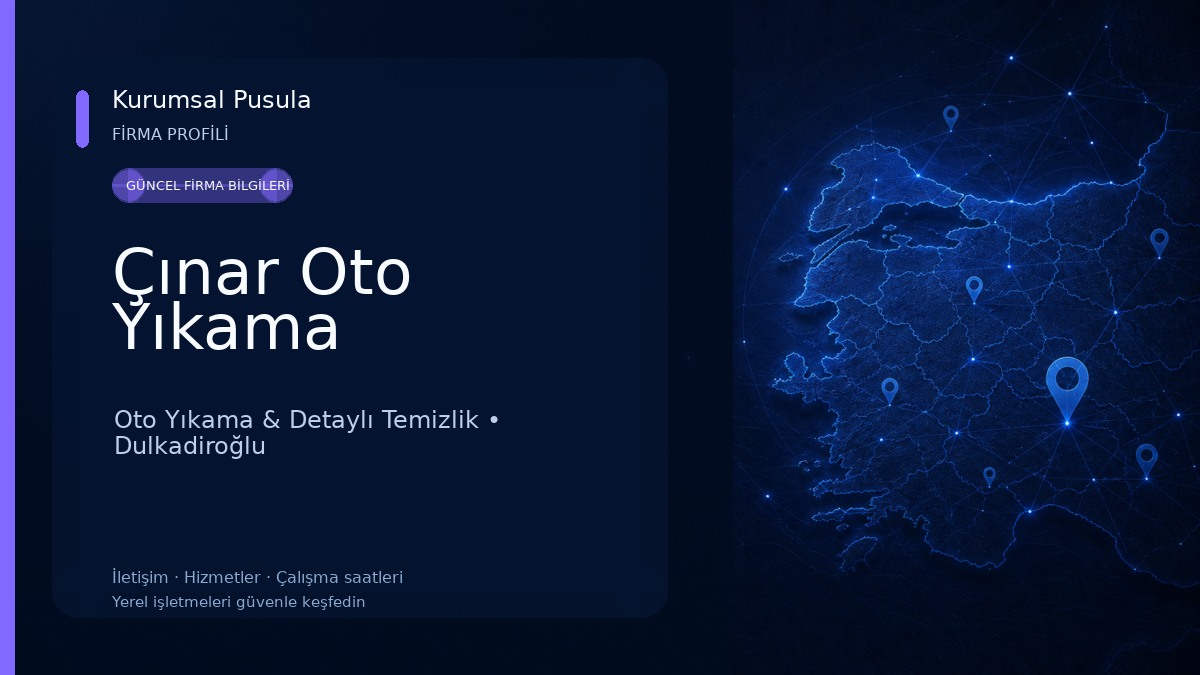 Çınar Oto Yıkama 