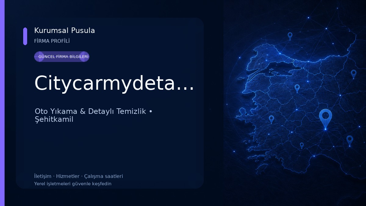 Citycarmydetailing Oto Yıkama & Detaylı Temizlik