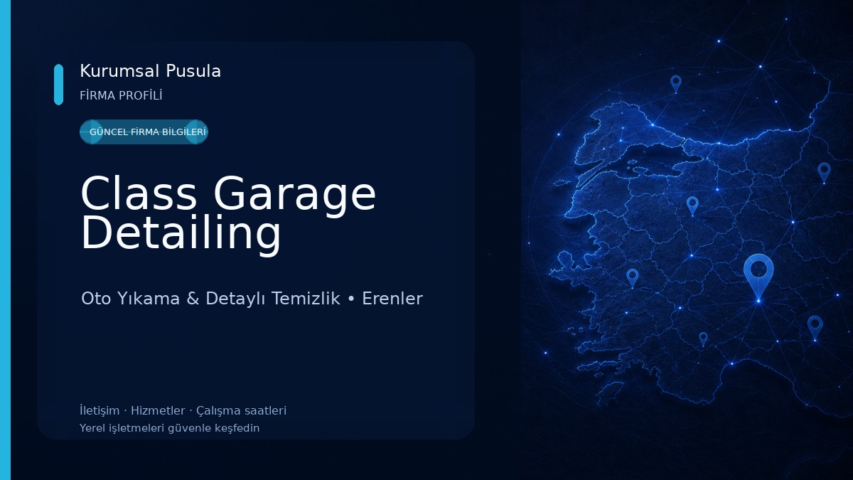 Class Garage Detailing Oto Yıkama & Detaylı Temizlik