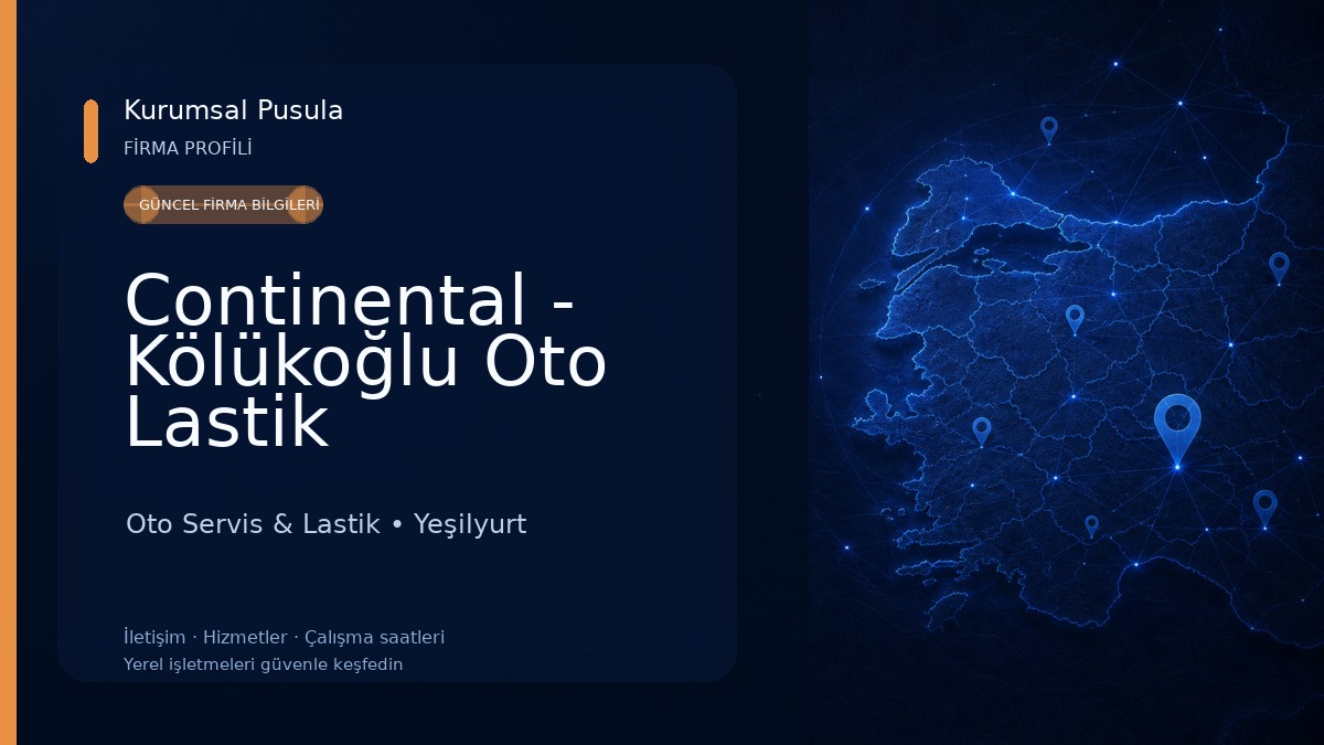 Continental - Kölükoğlu Oto Lastik