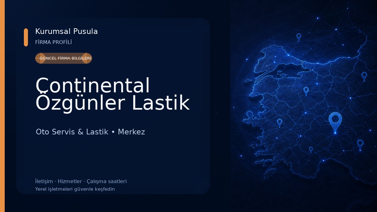 Continental Özgünler Lastik