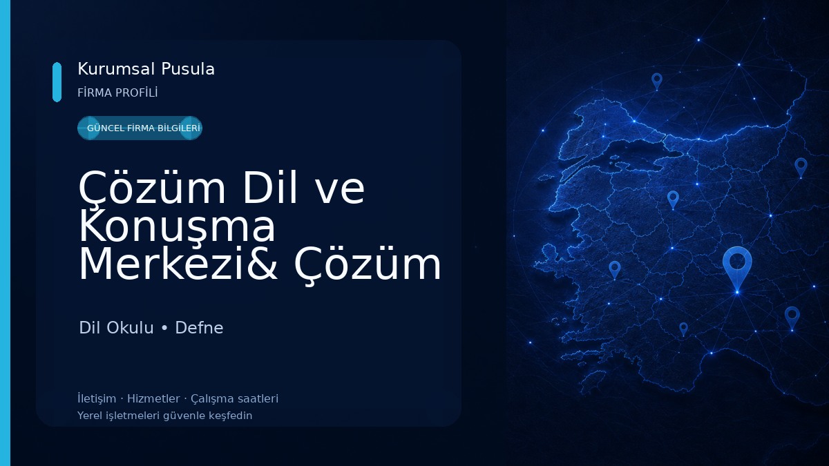 Çözüm Dil ve Konuşma Merkezi& Çözüm Speech and Language Therapy Center
