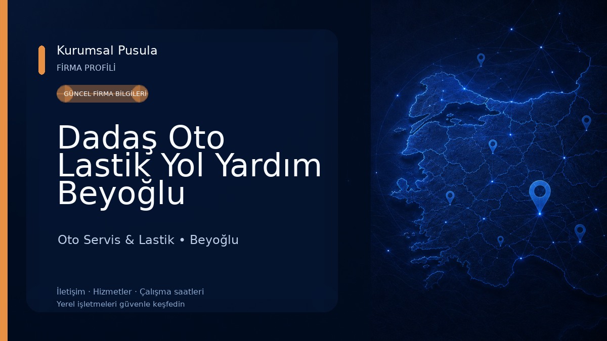 Dadaş Oto Lastik Yol Yardım Beyoğlu Tophane Salih Usta Oto Servis & Lastik