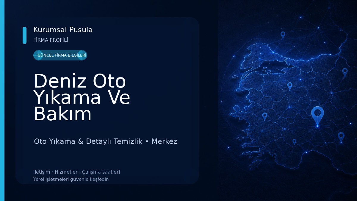Deniz Oto Yıkama Ve Bakım 