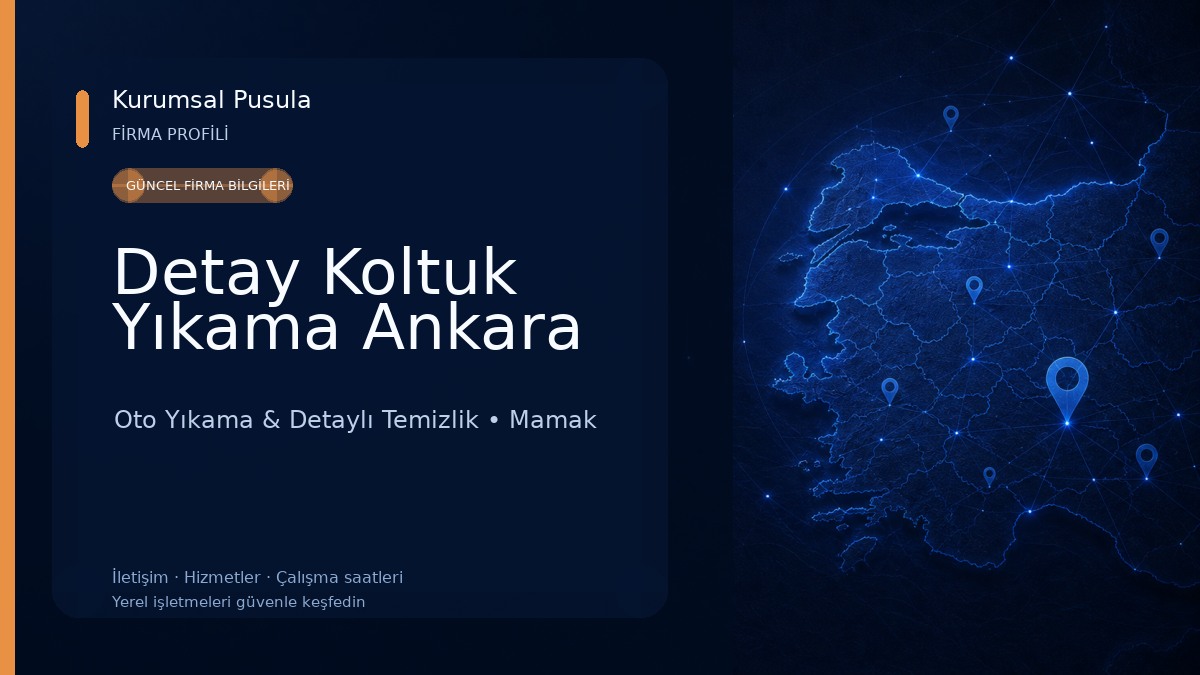 Detay Koltuk Yıkama Ankara Oto Yıkama & Detaylı Temizlik