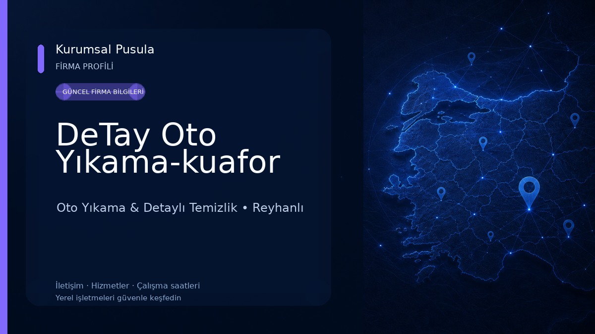 DeTay Oto Yıkama-kuafor Oto Yıkama & Detaylı Temizlik