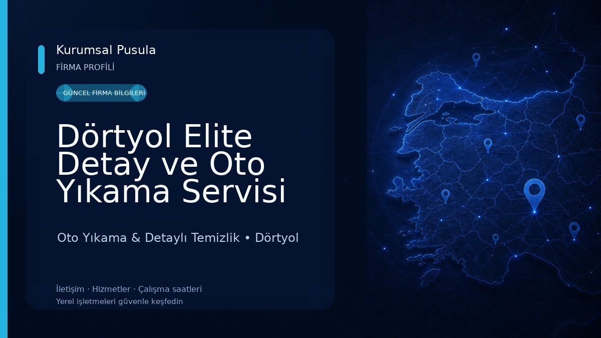 Dörtyol Elite Detay ve Oto Yıkama Servisi Oto Yıkama & Detaylı Temizlik