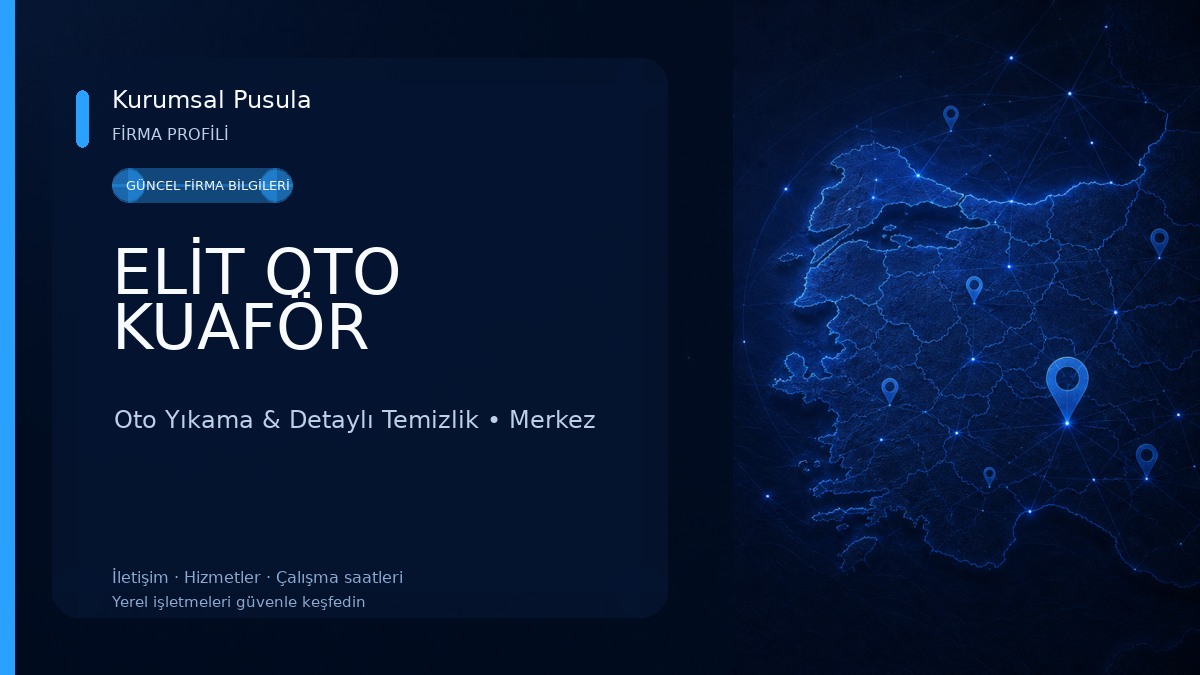 ELİT OTO KUAFÖR Oto Yıkama & Detaylı Temizlik