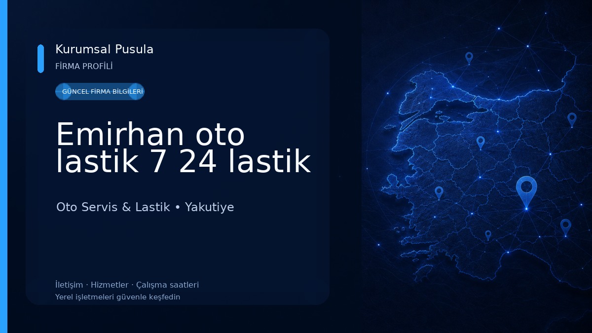 Emirhan oto lastik 7 24 lastik Oto Servis & Lastik