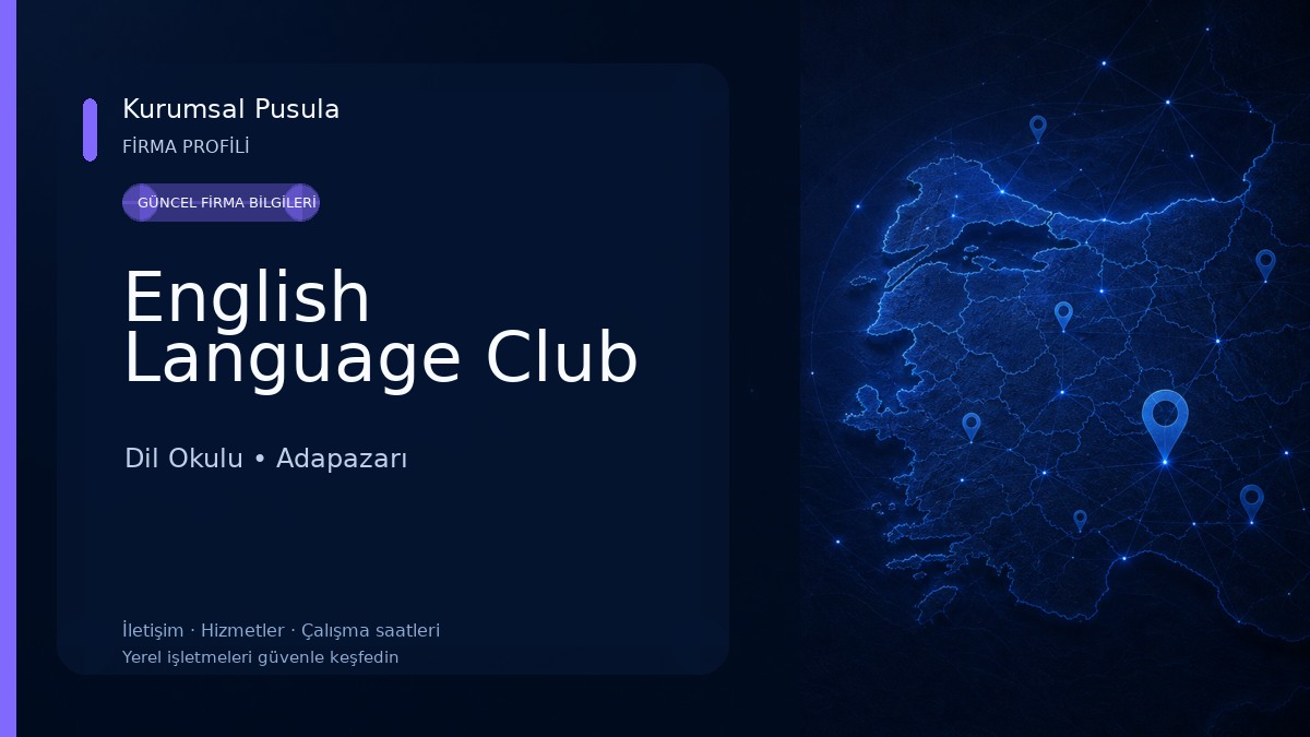English Language Club Dil Okulu
