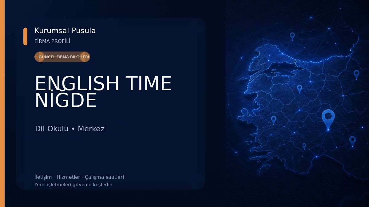 ENGLISH TIME NİĞDE