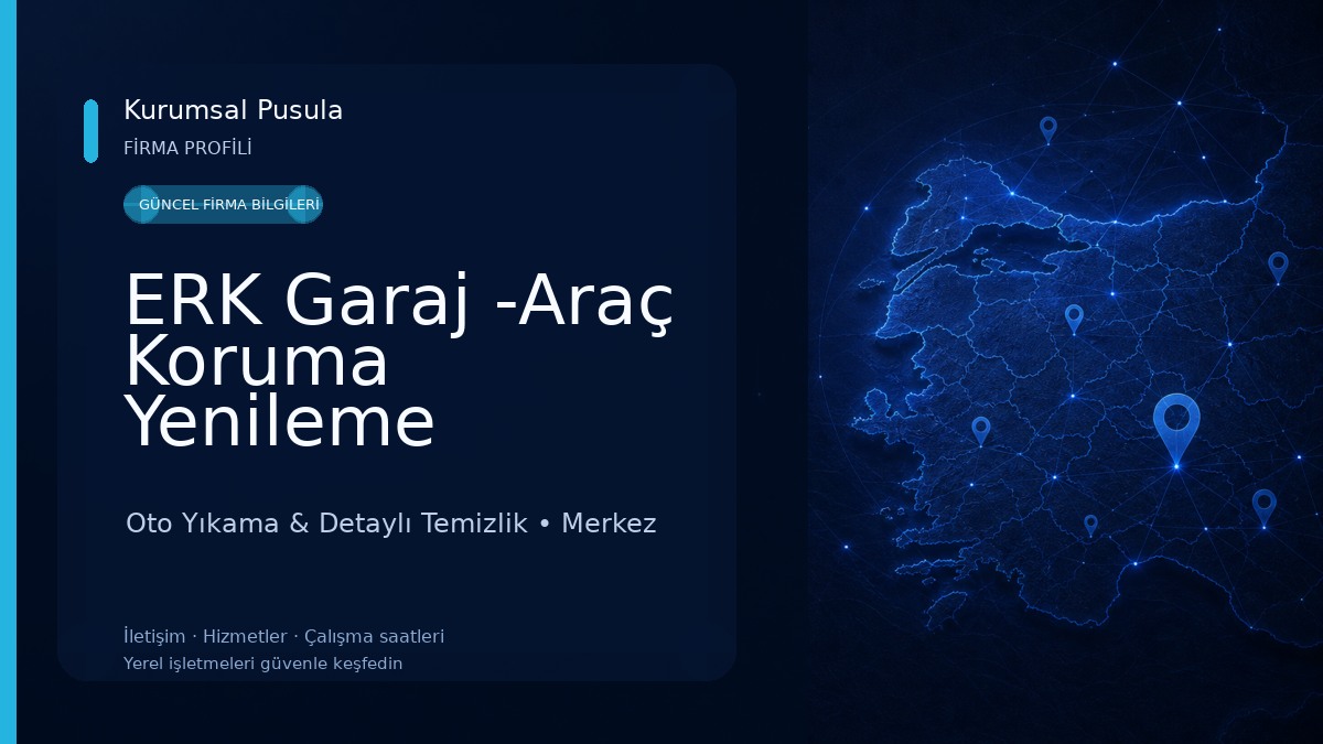 ERK Garaj -Araç Koruma Yenileme Kaplama - ALC Servis - Çorum - AUTO LIFE CENTER Oto Yıkama & Detaylı Temizlik