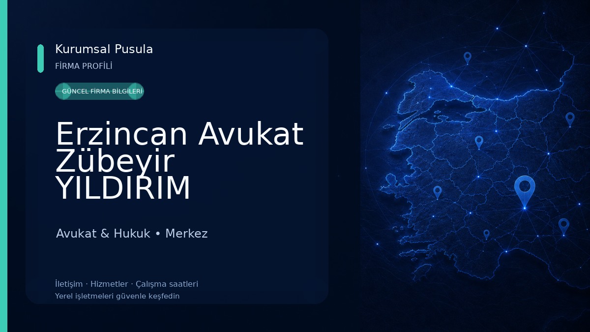 Erzincan Avukat Zübeyir YILDIRIM Avukat & Hukuk