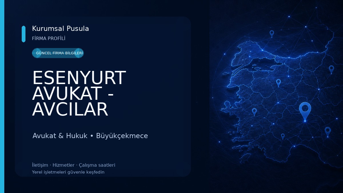ESENYURT AVUKAT - AVCILAR AVUKAT ER&BA HUKUK BÜROSU KÜÇÜKÇEKMECE AVUKAT BEYLİKDÜZÜ AVUKAT BÜYÜKÇEKMECE AVUKAT محامي LAW Avukat & Hukuk
