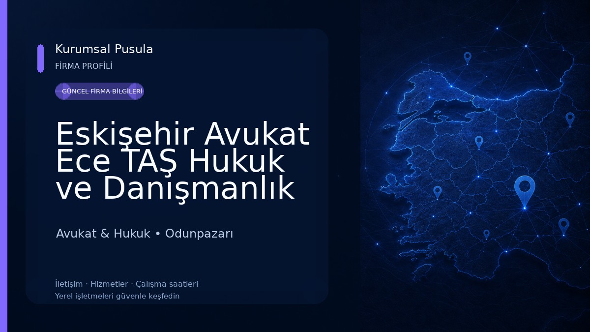 Eskişehir Avukat Ece TAŞ Hukuk ve Danışmanlık (Ceza Avukatı, Boşanma Avukatı, İcra Avukatı, İş Hukuku Avukatı, Miras Avukatı) 