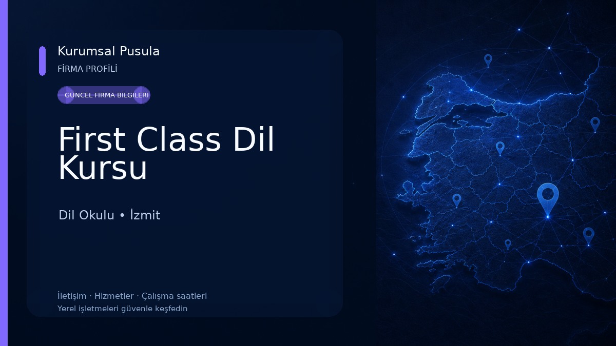 First Class Dil Kursu