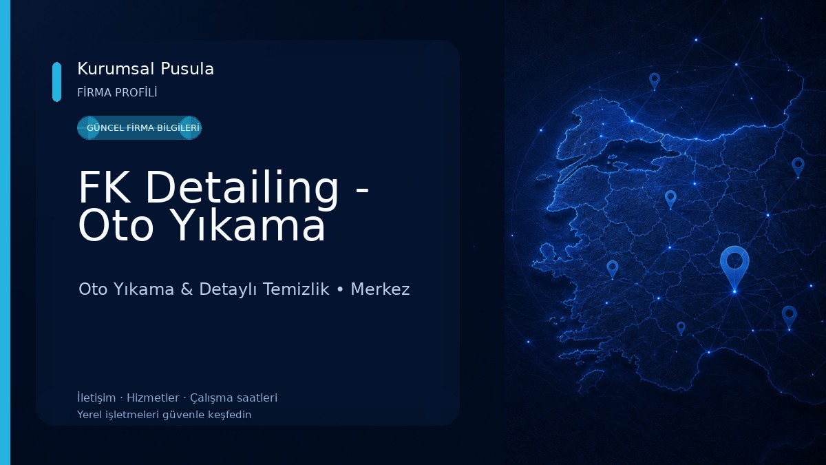 FK Detailing - Oto Yıkama Oto Yıkama & Detaylı Temizlik
