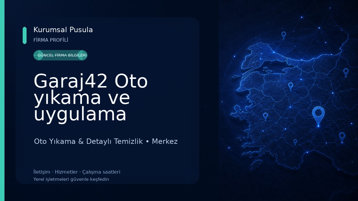 Garaj42 Oto yıkama ve uygulama merkezi Oto Yıkama & Detaylı Temizlik