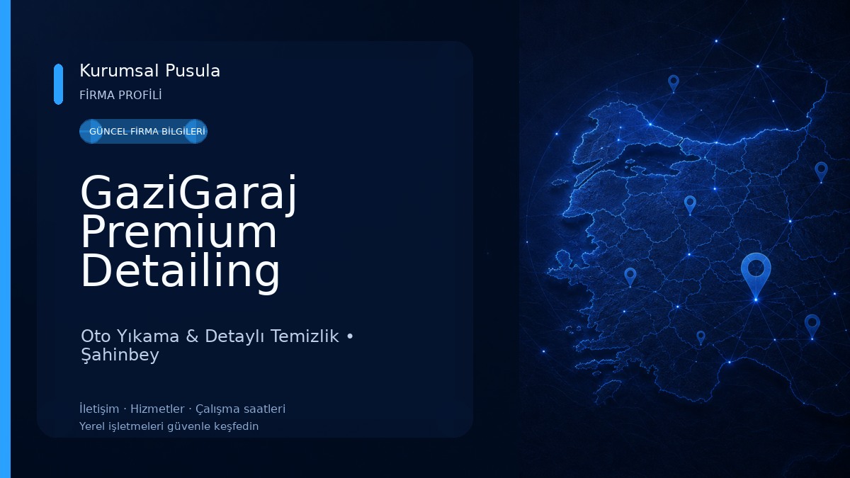 GaziGaraj Premium Detailing Oto Yıkama & Detaylı Temizlik