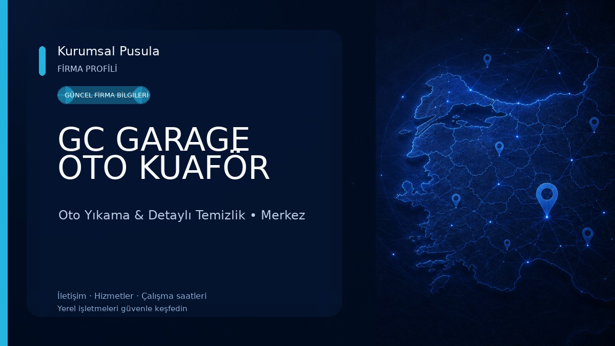 GC GARAGE OTO KUAFÖR Oto Yıkama & Detaylı Temizlik