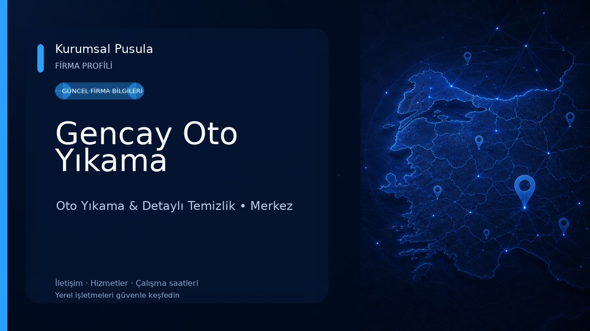 Gencay Oto Yıkama Oto Yıkama & Detaylı Temizlik