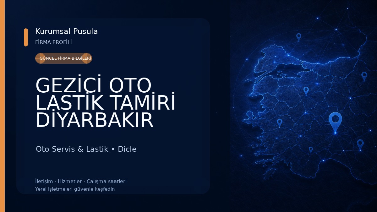 GEZİCİ OTO LASTİK TAMİRİ DİYARBAKIR Oto Servis & Lastik