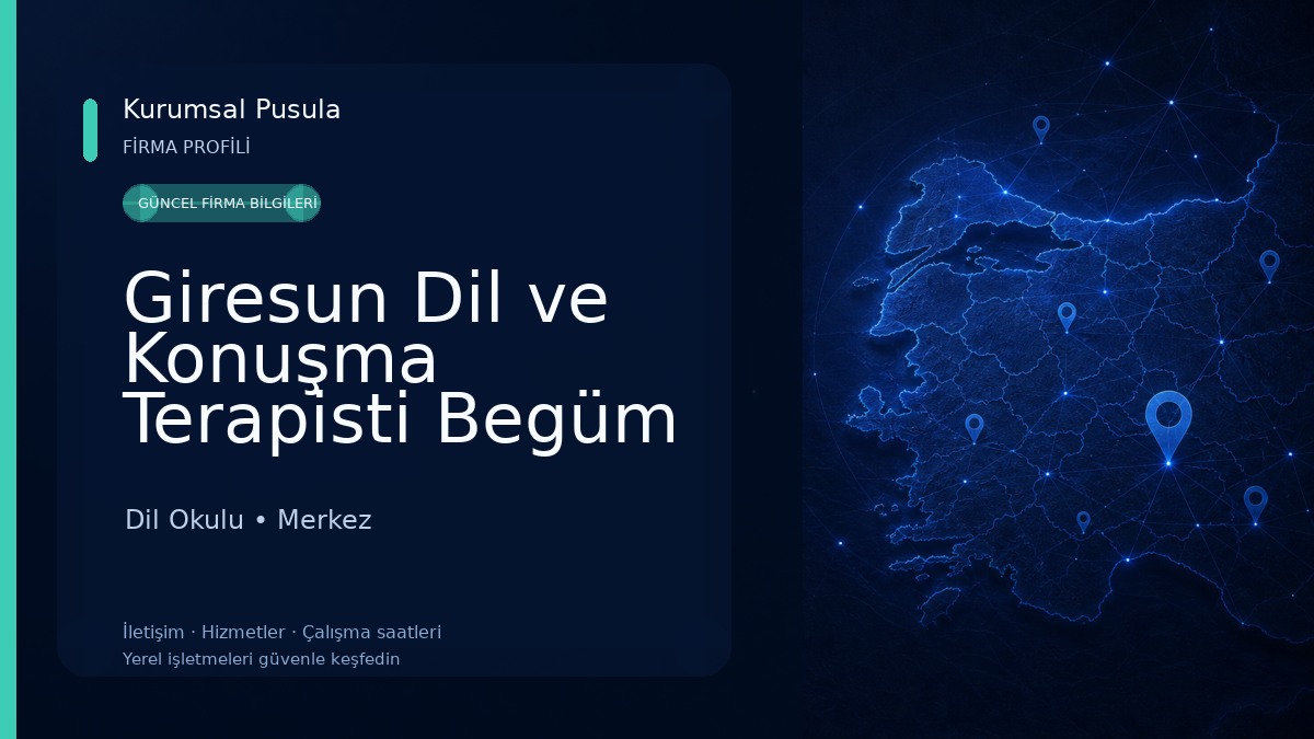 Giresun Dil ve Konuşma Terapisti Begüm Uzunoğlu 
