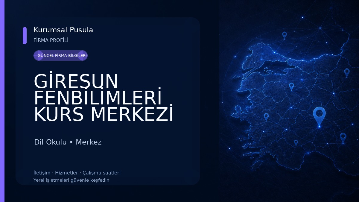 GİRESUN FENBİLİMLERİ KURS MERKEZİ (SEGEM) 