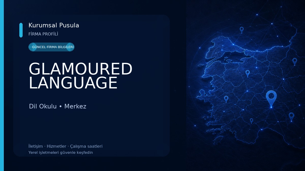 GLAMOURED LANGUAGE