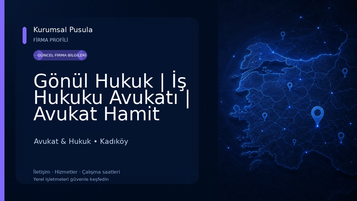 Gönül Hukuk | İş Hukuku Avukatı | Avukat Hamit Can Gönül