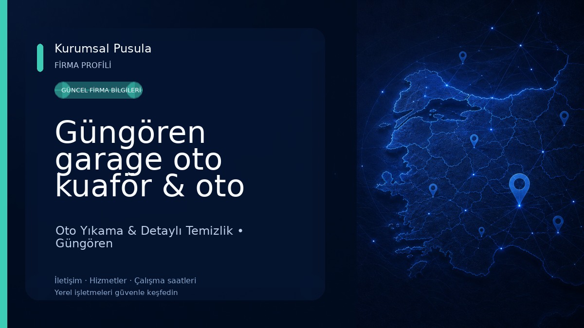 Güngören garage oto kuaför & oto yıkama Oto Yıkama & Detaylı Temizlik