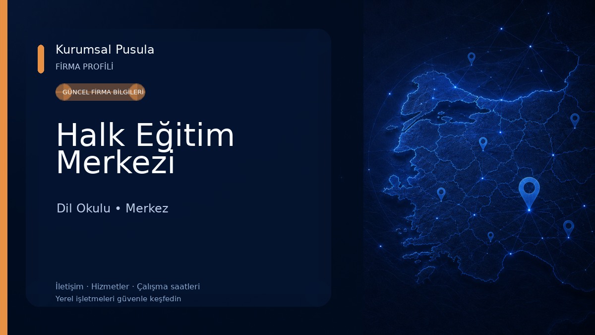 Halk Eğitim Merkezi Dil Okulu