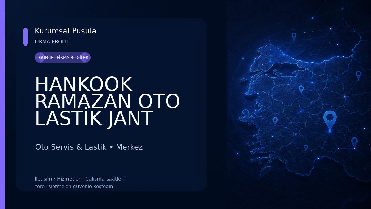 HANKOOK RAMAZAN OTO LASTİK JANT Oto Servis & Lastik