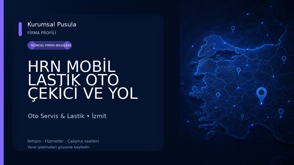 HRN MOBİL LASTİK OTO ÇEKİCİ VE YOL YARDIM HİZMETLERİ Oto Servis & Lastik