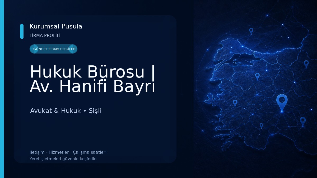 Hukuk Bürosu | Av. Hanifi Bayrı Avukat & Hukuk